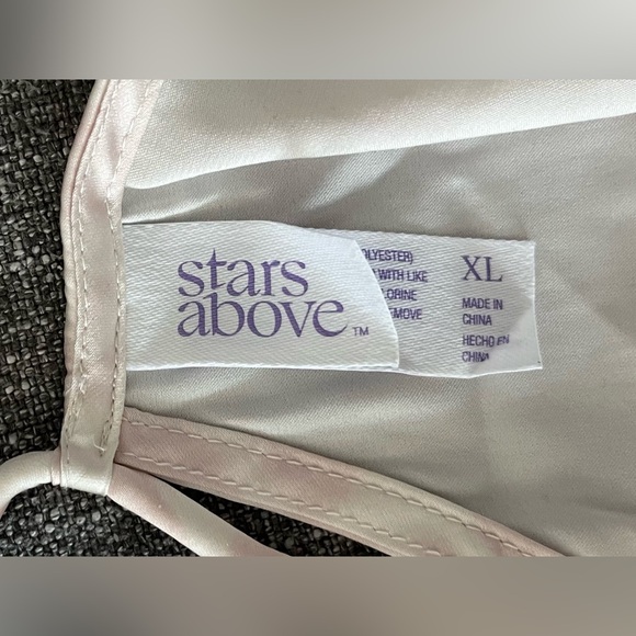 Stars Above Pink Leopard Satin Sleep Set - XL NWOT - Picture 8 of 9